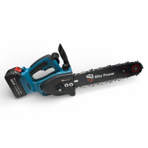Drujba Blitz Power cu Lant si 2 Acumulatori 88V, Ungere Automata, Lama 30 CM