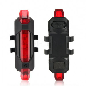 Far si stop 5 led, reincarcabile USB, 3 moduri luminare - Img 4