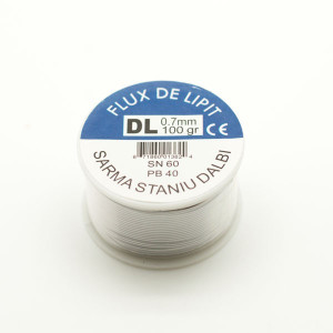 FLUDOR DE LIPIT CU PASTA ,100G - 0,7MM , SN60/PB40