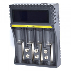 Incarcator Digital Inteligent de Li-Ion, Ni-Mh, Ni-Cd pentru R3, R6, 18650, 9V - Img 2