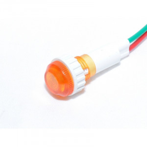 Indicator martor cu fir 12V, rosu, verde, portocaliu sau albastru - Img 4