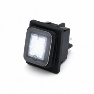 Intrerupator IRS KCD4 16A 250V cu Membrana Cauciuc si LED Alb sau Albastru - Img 2