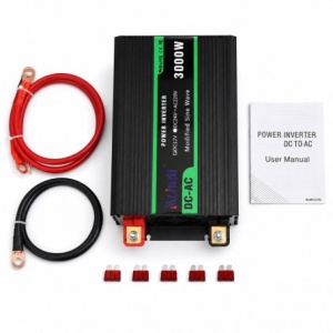 Invertor de Tensiune 3000W, 12V la 220V, Undă Sinusoidală Modificată, USB - Img 2