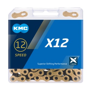 KMC X12, 126 zale, silver