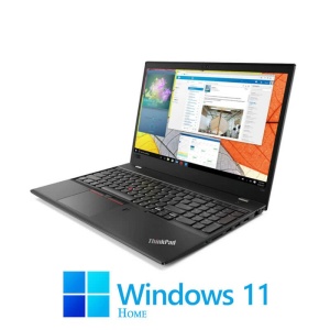 Laptop Lenovo T580, Quad Core i7-8650U, 512GB SSD, Display NOU FHD, Win 11 Home