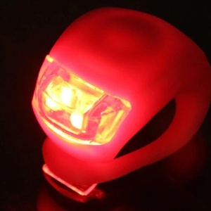lumini de siguranta bicicleta, led 3 moduri iluminare, silicon, set 2 bucati - Img 5