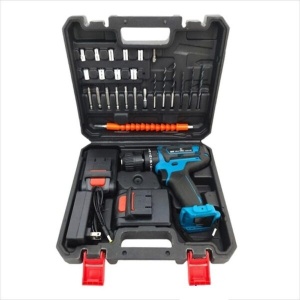 Mașină de găurit cu acumulator puternică de 24 V 2 baterii 2 viteze