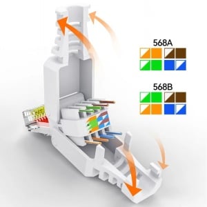 Mufa RJ45 CAT 6 - UTP de Plastic / Fara Sertizare - Img 8