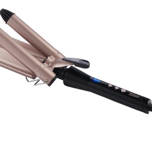 Ondulator de par Zilan ZLN9198 cu 3 elementi, 5 trepte de temperatura, Display LED, 128W