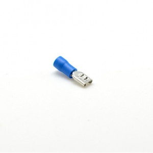 Papuci electrici izolati albastru mama 4,8mm 100 buc/set