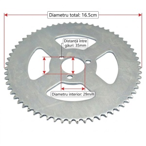 Pinion Spate Pocket Bike / Mini ATV – 64 Dinți - Img 3