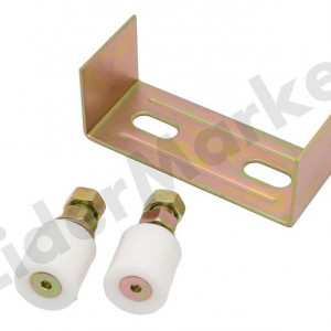 Placa cu doua role ghidaj pentru poarta sau usa culisanta 41mm - Img 2