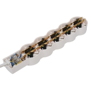 Prelungitor Electric cu Intrerupator, 5 Prize si Protectie Copii, Cablu 3x1mm - Img 2