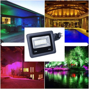 Proiector LED smart cu Bluetooth RGBCW 20W - Img 7