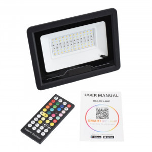 Proiector smart RGBCW 60W cu Bluetooth si telecomanda IR - Img 2
