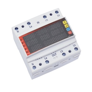 Protectie multifunctionala trifazica 100A - V/A/Hz/Kwh