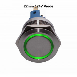 Push buton 22mm / 24V cu LED - Img 4