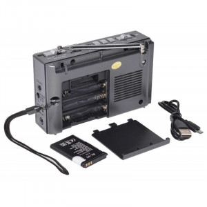 Radio portabil MK918 cu 3 benzi si lanterna - Img 2