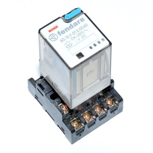 Releu industrial 48V–DC/11P cu soclu - Img 2