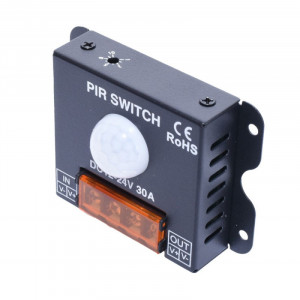 Senzor PIR-30 comutator miscare 12V-24V / 30A - Img 3