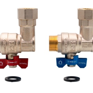 Set 2 robineti coltar cu olandez 1x1/2" - 1x3/4" MF - Img 3