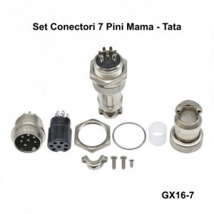 Set conector tip aviator mama - tata cu 7 pini - Img 4