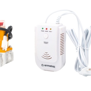 Set detector gaz cu electrovalva 3/4"