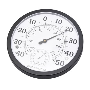 Termometru Rotund -40+50°C cu Higrometru 0-100RH