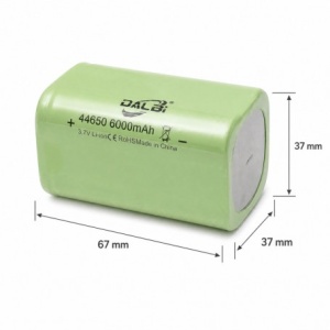 Acumulator Li-ion 44650 3.7V 6000mAh cu 4 Celule 18650 - Img 2