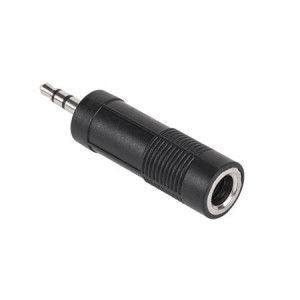 Adaptor Audio Jac 3,5 Tata Stereo – Jac 6,3 Tata Stereo Plastic