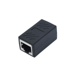 Adaptor RJ45 UTP mama - mama Negru CAT5/6 - cupla retea Ethernet