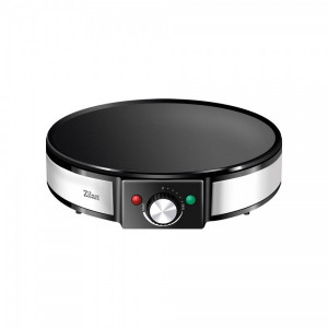 Aparat pentru preparat clatite Zilan ZLN2922 Negru/Inox, 1200W, Diametru plita 30cm, Temperatura ajustabila