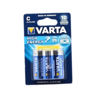 Baterie Alkalina Varta High-Energy R14 C, 2buc/set