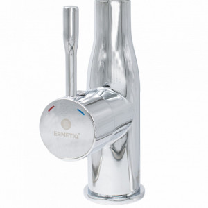 Baterie bucatarie teava inox 90° crom - Img 4