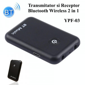 Bluetooth audio receptor si transmitator wireless