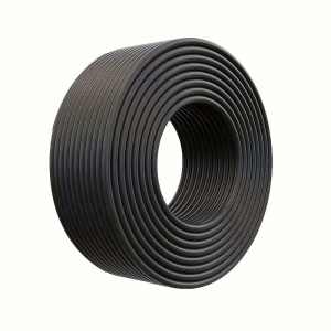 Cablu Solar 6mm negru PV1-F din cupru placat cu staniu si izolatie dubla din PVC, 100ml / rola