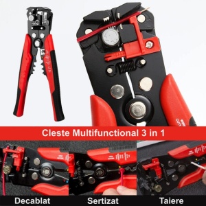 Cleste dezizolat cablu profesional 1807 - Img 3