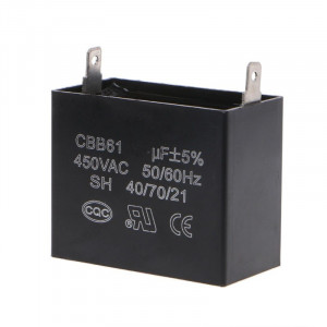 Condensator Dreptunghi Pornire Motor 2C 450V – 3uf