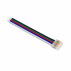 Conector Banda LED SMD RGBW 10mm 5 Pini cu Cablu 10cm Set 10 Buc YCA5P-10-1 - Img 3