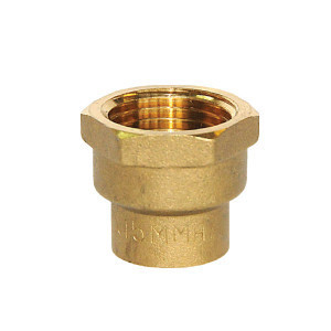 Conector din alama ptr teava cupru 15*3/8" FI