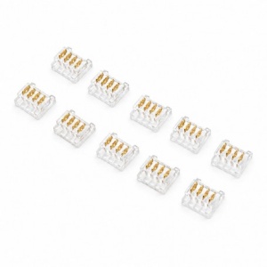 Conector pentru Imbinare Banda LED SMD 10mm 4 Pini Strip to Strip Set 10 Buc