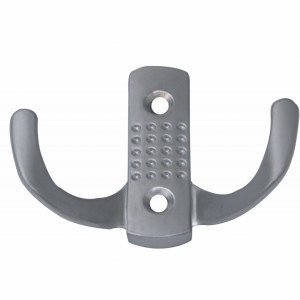 Cuier haine dublu design CLASIC CROM MAT
