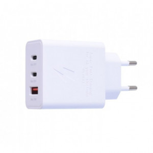 Incarcator rapid 65W PD triplu, 2 x Tip C + Usb 2.0 - Img 4