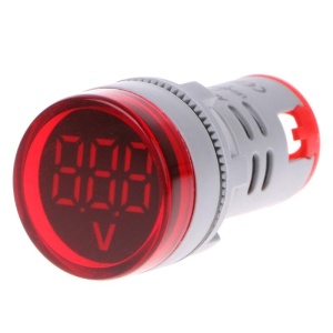 Indicator digital voltmetru rosu de panou 250V/AC 20-500V AD101-22VM/R