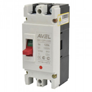 Intrerupator de circuit solar MCCB 2P-125A / 1000V DC - Img 2