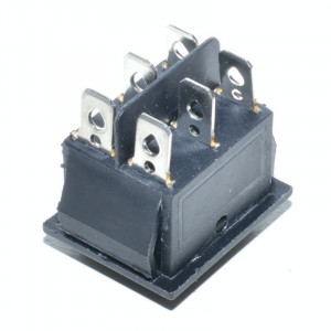 Intrerupator IRS 3 pozitii cu revenire negru KCD4 16A-250V - Img 2