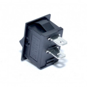 Intrerupator mic IRS 220V negru 2P, 21X15mm - Img 2