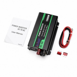 Invertor de Tensiune 1000W, 12V la 220V, Undă Sinusoidală Modificată, USB - Img 2