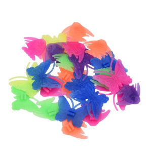 Ornamente colorate din plastic pentru spite bicicleta (fluturasi ,pestisori) - Img 2
