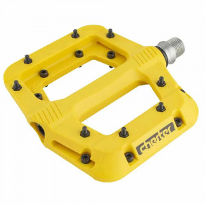 Pedale profesionale Race Face Chester, material compozit, 16 pini, culoare galbena - Img 3